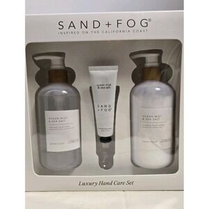 Sand + Fog Ocean Mist + Sea Salt Hand Care Gift Set • Lotion Soap Cream‎ • New